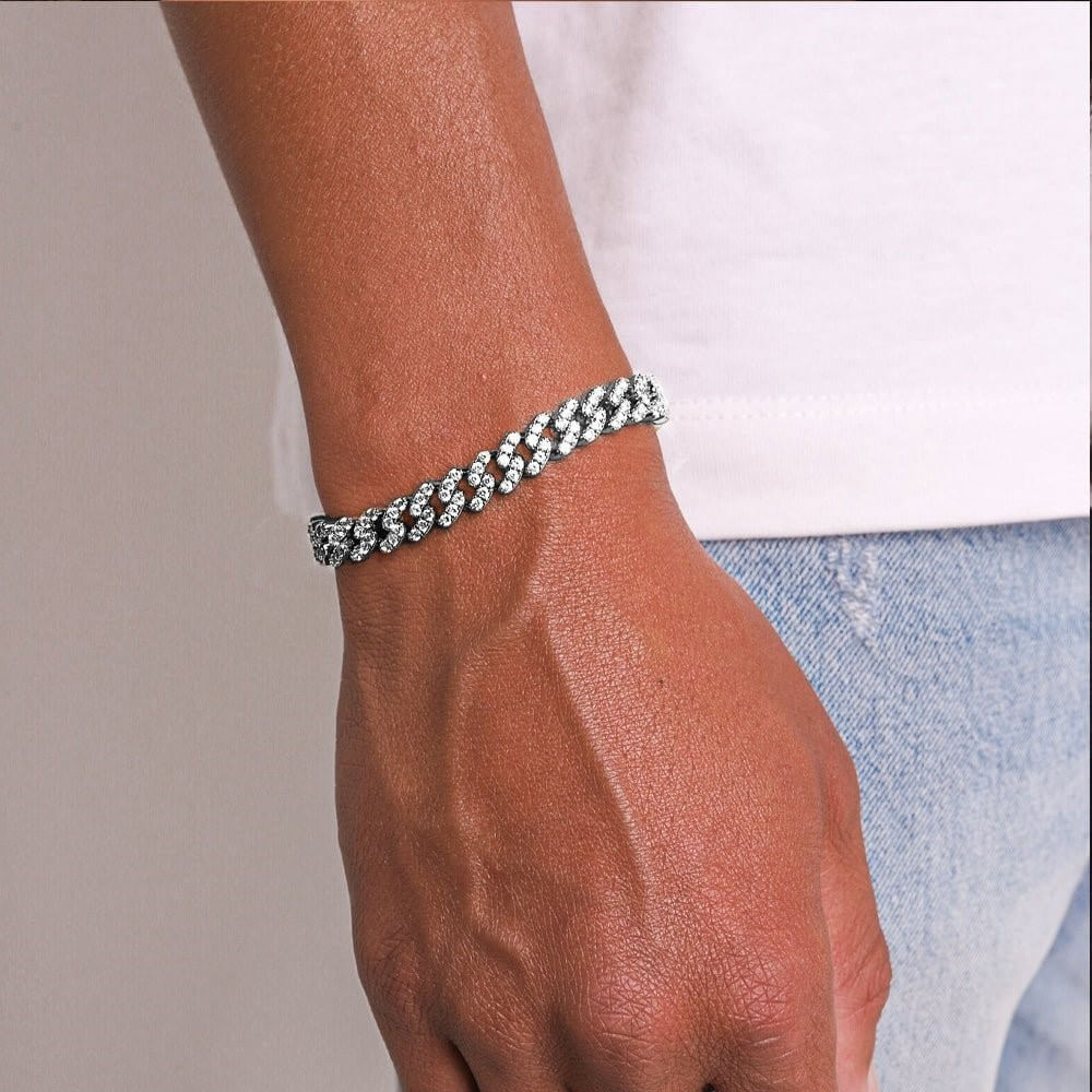 BRACELET CUBAIN GLACÉ