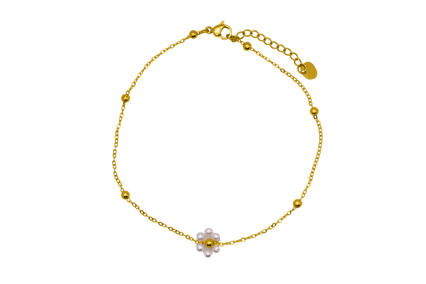 Blossom Anklet 14K plaqué or