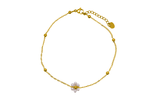 Blossom Anklet 14K plaqué or