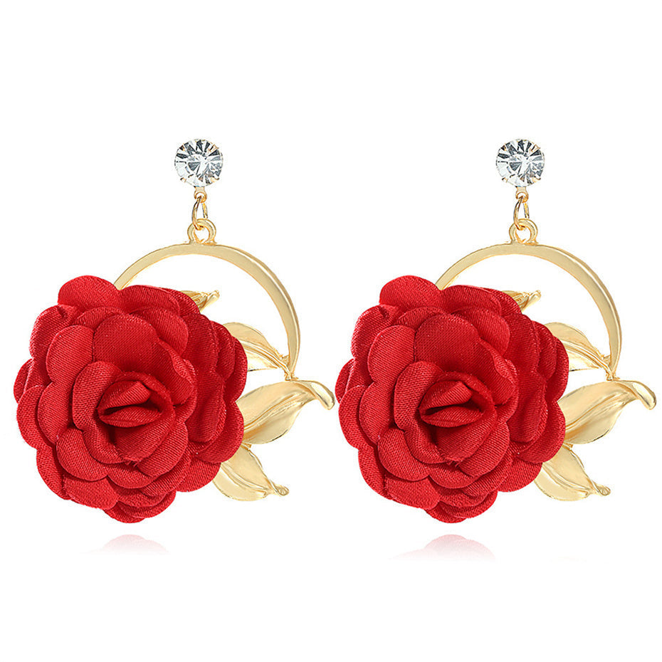 Bellccini Boucles d'oreilles en strass RoseGlow