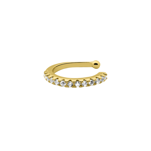 Brillant Earcuff 14K plaqué or