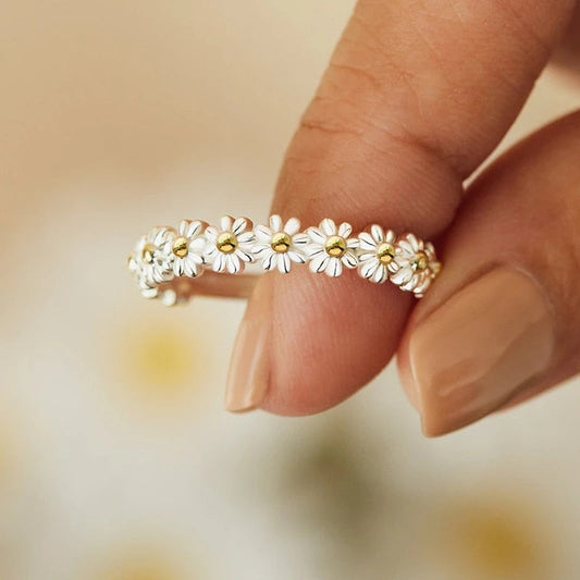 Bague marguerite en filigrane Emilia-Calou